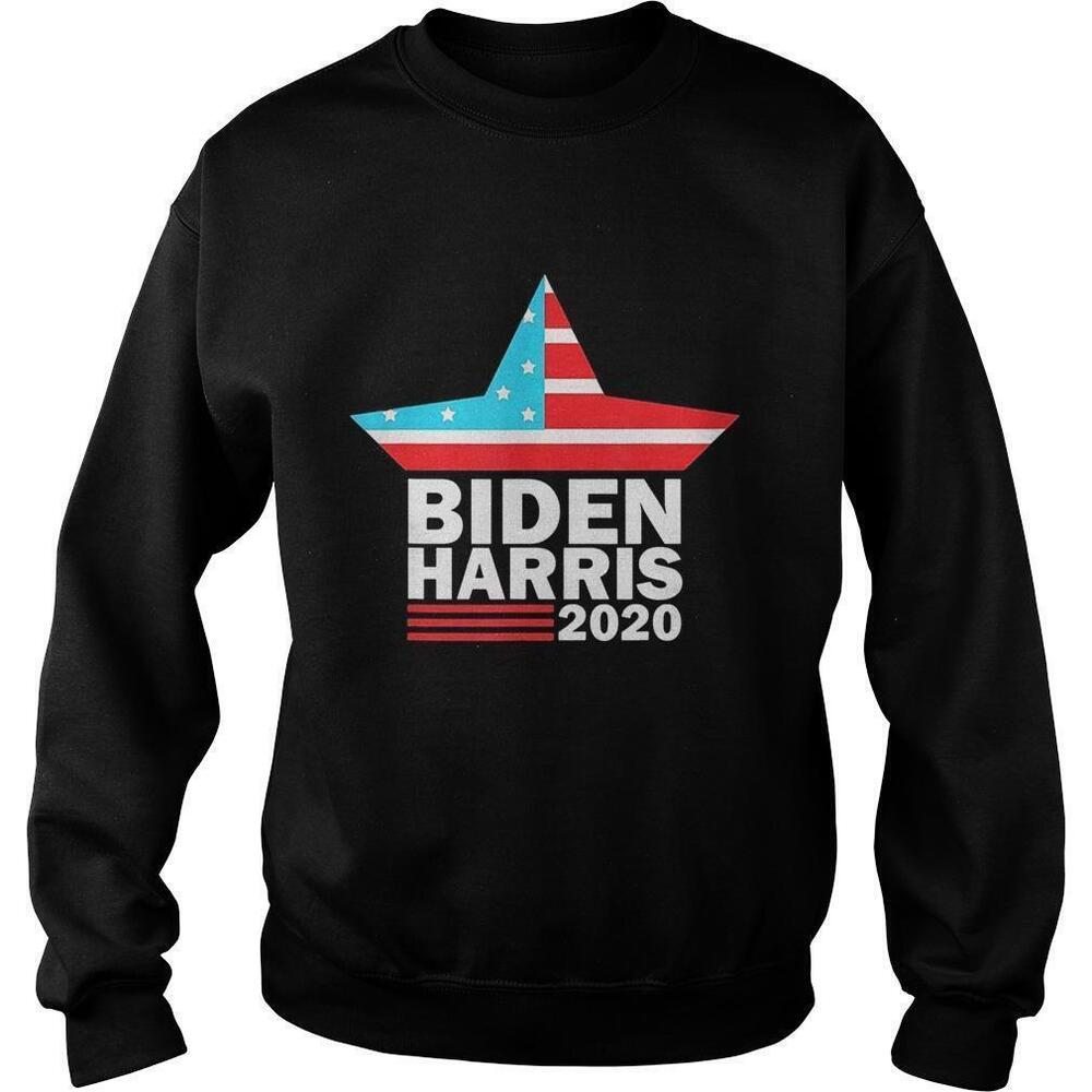Biden Harris 2020 Star American Flag Sweatshirt